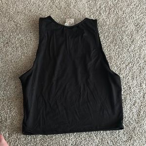 Black halter top